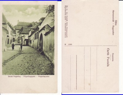 Sibiu -Strada Fingerling- rara foto