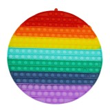 Jucarie antistres din silicon pop it now, forma rotund, multicolor, urias, Flippy