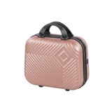 TraveLux Pro valiză manuală cu capac dur 28x36x16 cm aur roz
