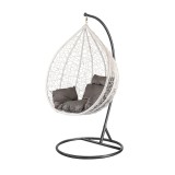 Scaun hamac Havana alb-negru