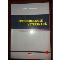 Epidemiologie veterinara- Savuta Gheorghe