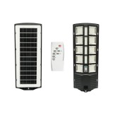 Lampa solara LED iluminat stradal 300W cu panou solar 15W, baterie LiFePO4 12000mAh, senzor miscare, telecomanda, prindere stalp IP67 Breckner Germany