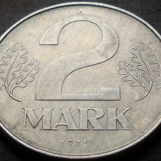 Moneda 2 MARCI RDG - GERMANIA DEMOCRATA, anul 1975 * cod 4571 A = excelenta