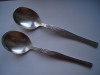 Pereche de linguri sovietice argintate