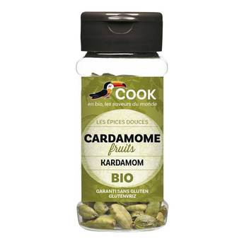 Condiment Cardamom Intreg Bio 25gr Cook foto