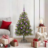 vidaXL Pom de Crăciun Artificial cu Ramuri Articulare și Conuri 120 cm 3395077