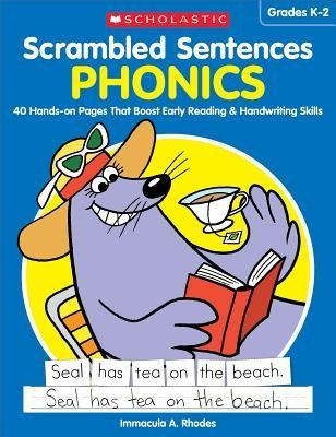 Scrambled Sentences: Phonics: 40 Hands-On Pages That Boost Early Reading &amp;amp; Handwriting Skills foto