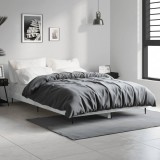 VidaXL Cadru de pat, gri beton, 120x190 cm, lemn prelucrat 832297