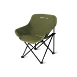 Scaun pescar/camping Delphin WASABI SHORTback, pliabil, 40 x 40 x 39 cm, kaki