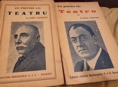 Barbu Lazarescu - Cu privire la Teatru Vol. I si II