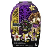 MONSTER HIGH PAPUSA CLAWDEEN WOLF CU DULAP REVELATOR SI ACCESORII