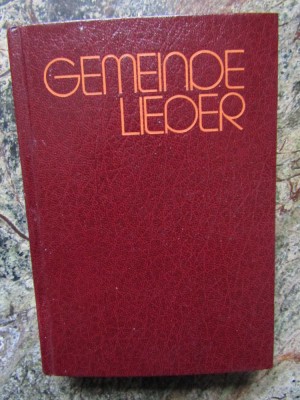 Gemeindelieder- IN LIMBA GERMANA foto