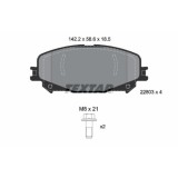 Textar set placute frana, frana disc Q+