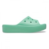 Papuci Crocs Classic Platform Slide Verde - Jade Stone