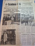 ziarul scanteia 19 aprilie 1985 - vizita lui ceausescu in canada , statiunile balneare de pe valea oltului