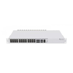 Management Switch 20 RJ45 2.5 Gigabit, 2 x QSFP+, 4 x Combo (2.5 Gigabit sau SFP+) - Mikrotik CRS326-4C+20G+2Q+RM