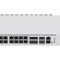 Management Switch 20 RJ45 2.5 Gigabit, 2 x QSFP+, 4 x Combo (2.5 Gigabit sau SFP+) - Mikrotik CRS326-4C+20G+2Q+RM