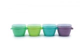 SET 4 RECIPIENTE SILICON SNAP&amp;GO, MELII, 118 ML SuperHeroes ToysZone
