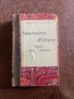 Edouard Schure - Sanctuaires d&amp;#039;Orient (1912) foto