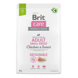 Cumpara ieftin Brit Care Dog Sustainable Adult Small Breed, 3 kg