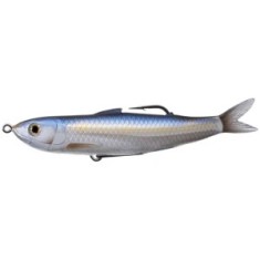 Swimbait LIVE TARGET Hollow Body Shiner Walking Bait, Metallic Blue Shiner, 11.5cm, 14g