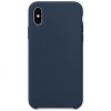 Husa TPU OEM Pure Silicone pentru Apple iPhone 11 Pro, Bleumarin