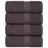 Prosoape pentru oaspeti 4 buc Antracit 360 g/m&sup2; 100% bumbac