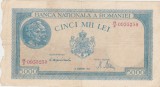 ROMANIA 5000 LEI OCTOMBRIE 1944 aF