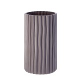 Cumpara ieftin Vaza flori ceramica gri inchis 19 x 34 cm