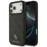 Husa MagSafe pentru Apple iPhone 18 Pro Max / 17 Pro Max, Guess, 4G Small and Classic, Neagra