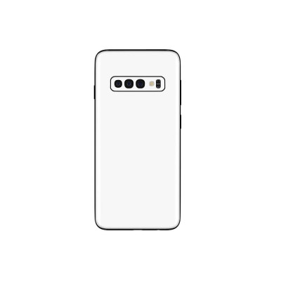 Set Folii Skin Acoperire 360 Compatibile cu Samsung Galaxy S10 (SET 2) - ApcGsm Wraps Color White Matt foto