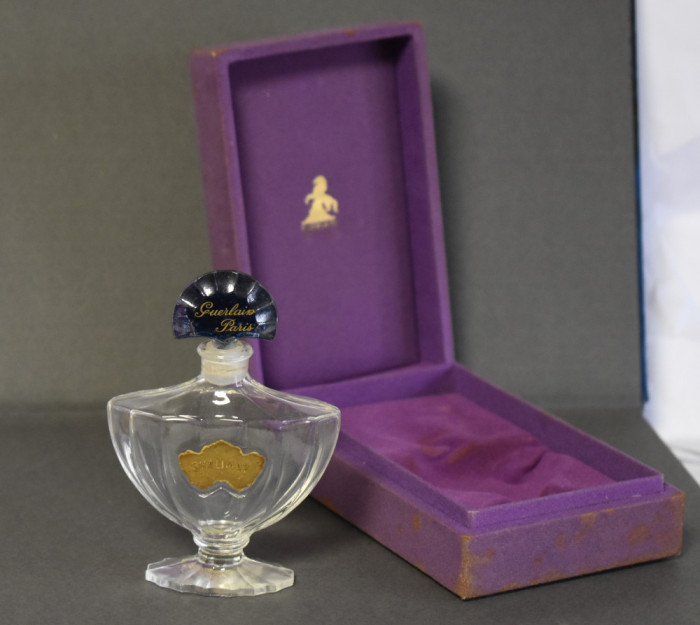 Sticla veche parfum Shalimar Guerlain - cutie originala c.1940