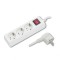 Prelungitor cu intrerupator Delight, 3 prize, 3 m, Alb