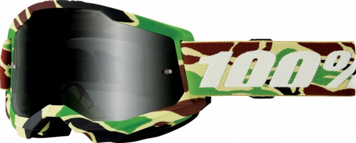 Ochelari cross/atv 100% Strata 2 Sand Warr Camo, lentila fumurie, culoare rama a... Cod Produs: MX_NEW 26013526PE
