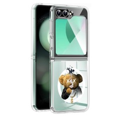 Husa pentru samsung galaxy z flip 6, atasare magnetica, magsafe, resist, clear foto