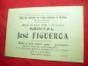 Bilet de Concert 1930 cu Program- Recital Jose Figueroa- Sala Concerte- Franta