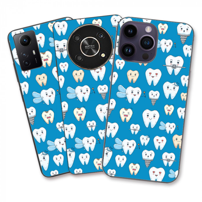 Husa Apple iPhone 11 Silicon Gel Tpu Model Dentist Pattern
