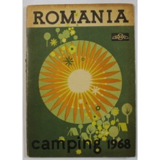 ROMANIA , CAMPING 1968 , TEXT IN LIMBA GERMANA