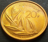 Cumpara ieftin Moneda 20 FRANCI - BELGIA, anul 1982 * cod 4262, Europa