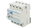 &Icirc;ntrerupător diferențial 40A, 30mA, 3+N, tip A