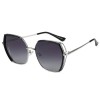 Ochelari de Soare Polarizati Techsuit 9768 Negru Argintiu Gri UV400 Protectie