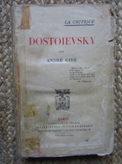 Dostoievsky. Articles Et Causeries - Andre Gide - 1923