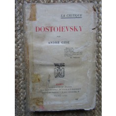 Dostoievsky. Articles Et Causeries - Andre Gide - 1923