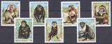 DB1 Fauna Africana Guineea Bissau Maimute 1983 7 v. MNH, Nestampilat