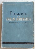 Elemente de analiza matematica pentru clasa a XI-a reala, manual 1967, Didactica si Pedagogica