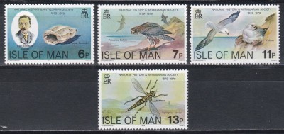 Isle of Man 1979 - Centarul Societății de Istorie Naturală și Antichități, MNH foto