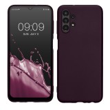 Husa Kwmobile pentru Samsung Galaxy A13, Silicon, Mov, 57956.115