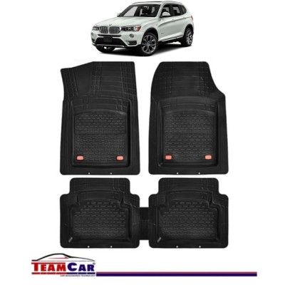 Covorase Auto TeamCar&amp;reg; Tip Tavita Compatibile BMW X3 F25 (2010&amp;ndash;2017) Negru Material Rezistent foto