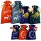 Saculeti decorativi pentru cadouri, set 8 bucati, dimensiuni diferite, poliester