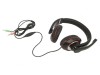 Căști cu Microfon Negru Jack 3,5mm 1,8m